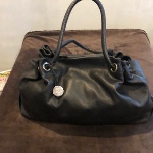 Black leather Furla Bag